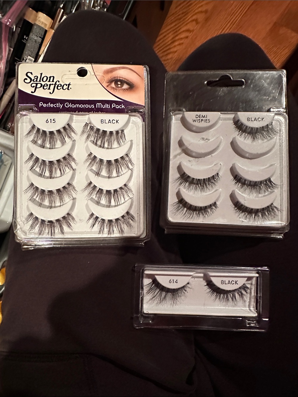 Salon Perfect Black False Eyelashes Multi-Pack - Glamorous Lashes